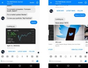 conversación en messenger