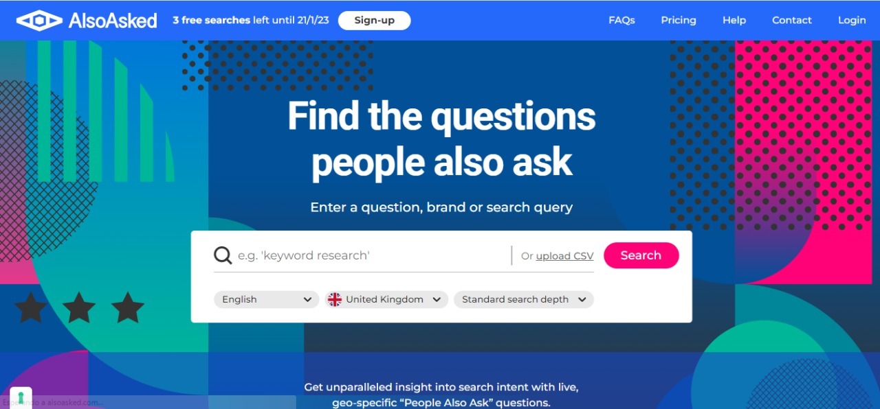 herramienta seo AlsoAsked 